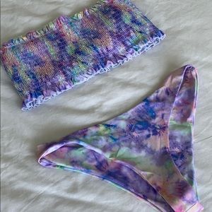 NWOT Tie Dye Bikini Set